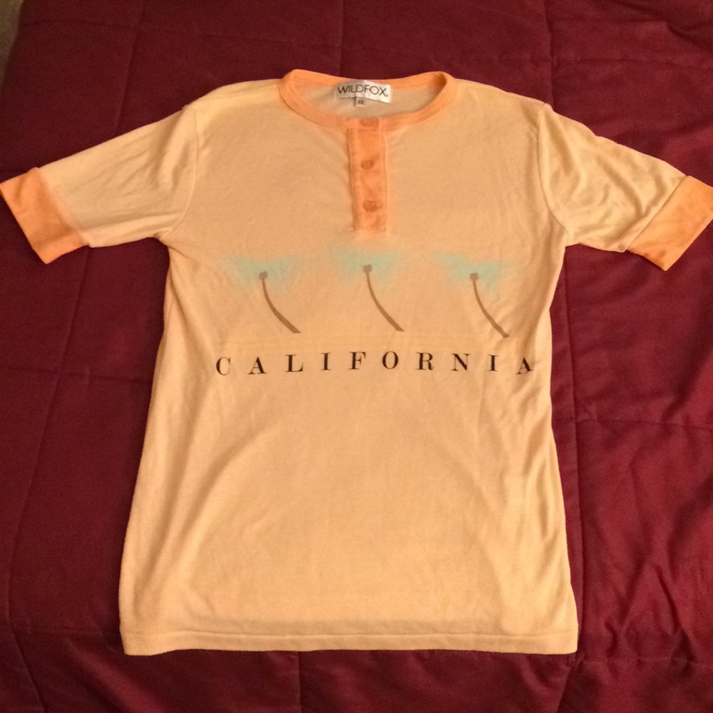 Wildfox California Button-Up Tee